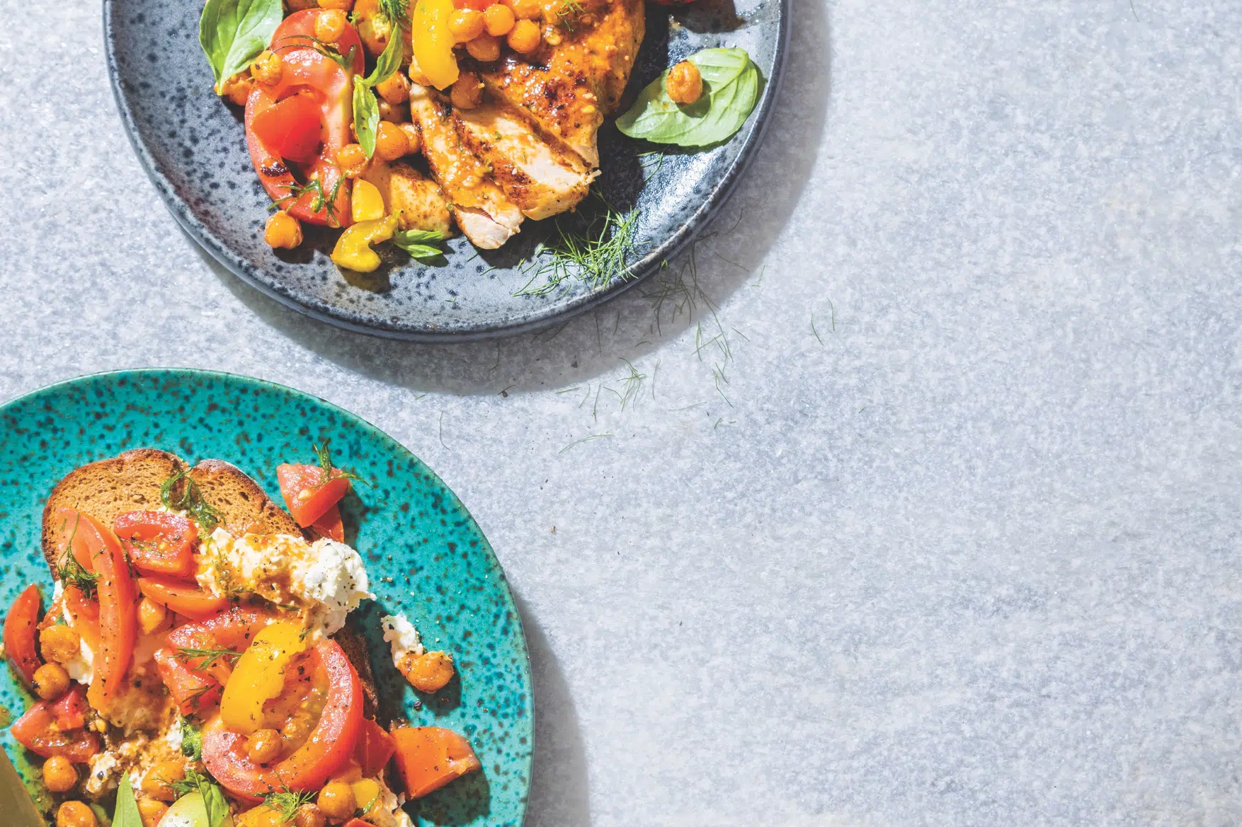 Healthy recipe: Tomato, bean &#038; chickpea salad