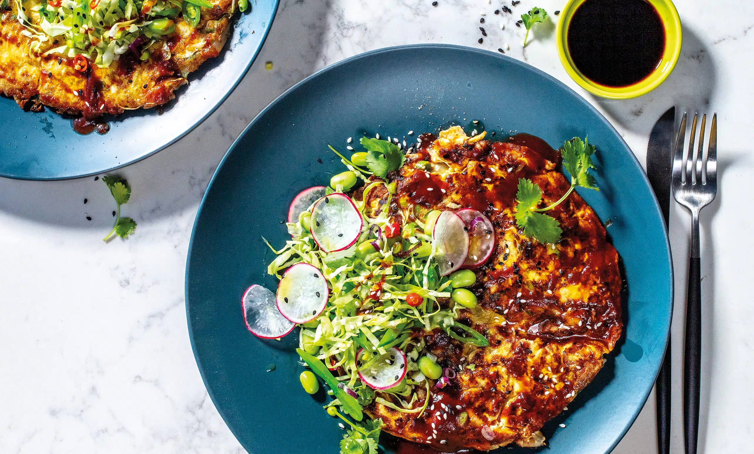 Healthy recipe: Okonomiyaki (Japanese cabbage omelettes)